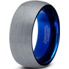 Charming Jewelers Tungsten Wedding Band Ring 8mm for Men Women