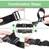 CooBigo 2" Buckles Straps Set:6 Pack Quick Release Buckles+10 Yard