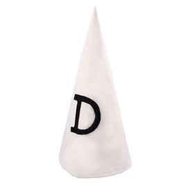 NuJake White Fancy Dress Dunce Hat For Naughty Victorian School 50s 60s 70s Stag & Hen Party