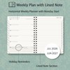 POPRUN Academic 2026-2027 Diary A5 Week to View Spiral Bound