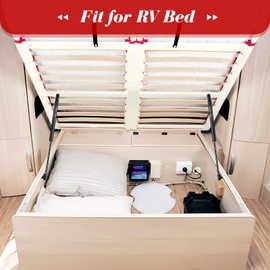 Vepagoo 24inch 120lb/534N Gas Struts Shocks Lift Support Spring for Tonneau Cover Truck Pickup Bed RV Door Replacement Sturt SE244P120EZ10 Set of 2