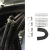 Engine Heater Core Bypass Kit 5/8in 3/4in Hose Fitting Aluminum