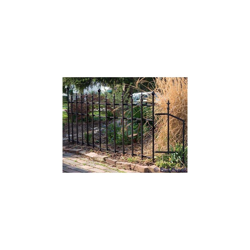 Bulk Buy of 12 Panacea 87102 Garden Fence Posts, Black,