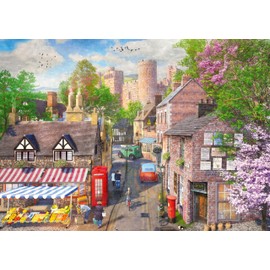 Ravensburger Down the Lane No. 5 Castle Lane - 1000 Piece Jigsaw Puzzle for Adults and Kids Age 12 Years +