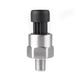 Pressure Transducer, 1pc 1/8NPT Thread Stainless Steel Pressure Transducer Sender Sensor for Oil Fuel Air Water, 500PSI