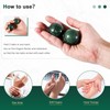 2Pcs Baoding Balls, Boading Balls for Hand Therapy, Green, 2