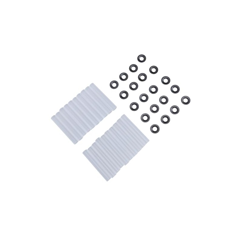 Akozon Garage Door Roller Sleeves, 20 Sets Garage Door Hinge