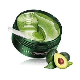 Avocado Eye Mask 60 Pcs, Under Eye Patches for Dark Circles and Puffiness, Moisturizing Nourishing Eye Treatment Mask, Moisturizing and improving eye skin dryness
