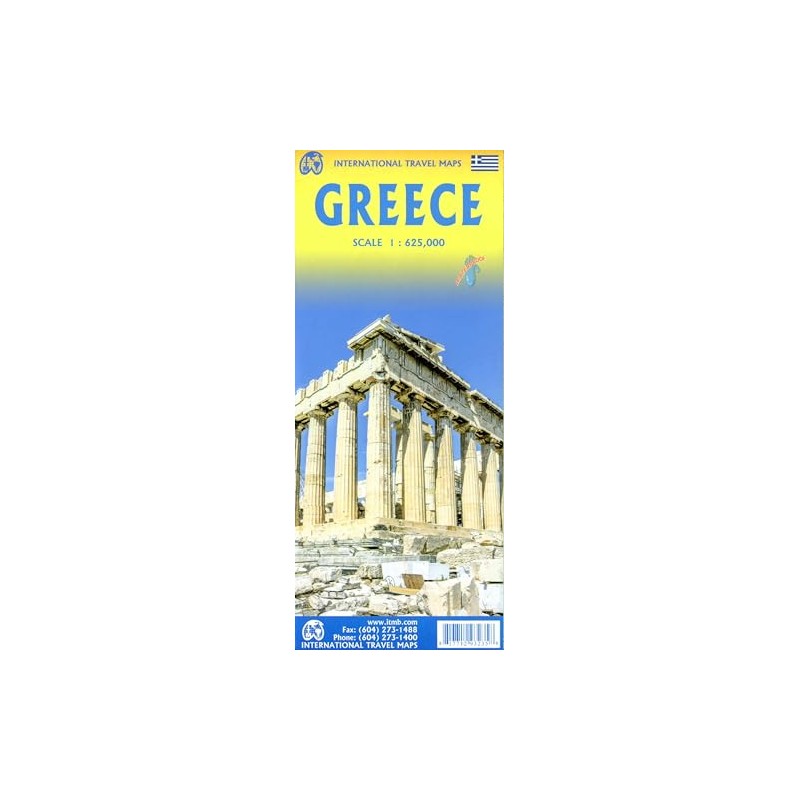 Greece Travel Ref. Map (WP) 1:625,000- 2023 Edi