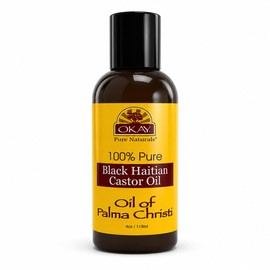 Okay Haitian Castor Oil, Black, 4 Ounce