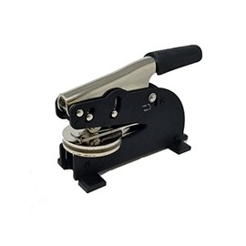 Corporate Seal, Long Reach Model, 2-1/2" Reach, 1-5/8" Circular Impression, Black