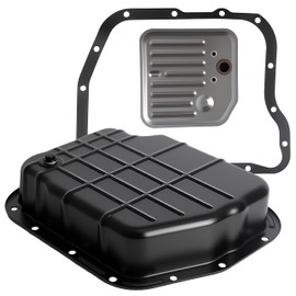 46RE 47RE 48RE Transmission Oil Pan Kit w/Gasket & Filter, for Dodge Ram 1500 2500 3500 1998-2006, for Dodge B1500/2500/3500 1998, for Dodge Dakota Durango 1998-2003 - 4.7L 5.2L 5.9L 6.7L 8.0L 8.3L