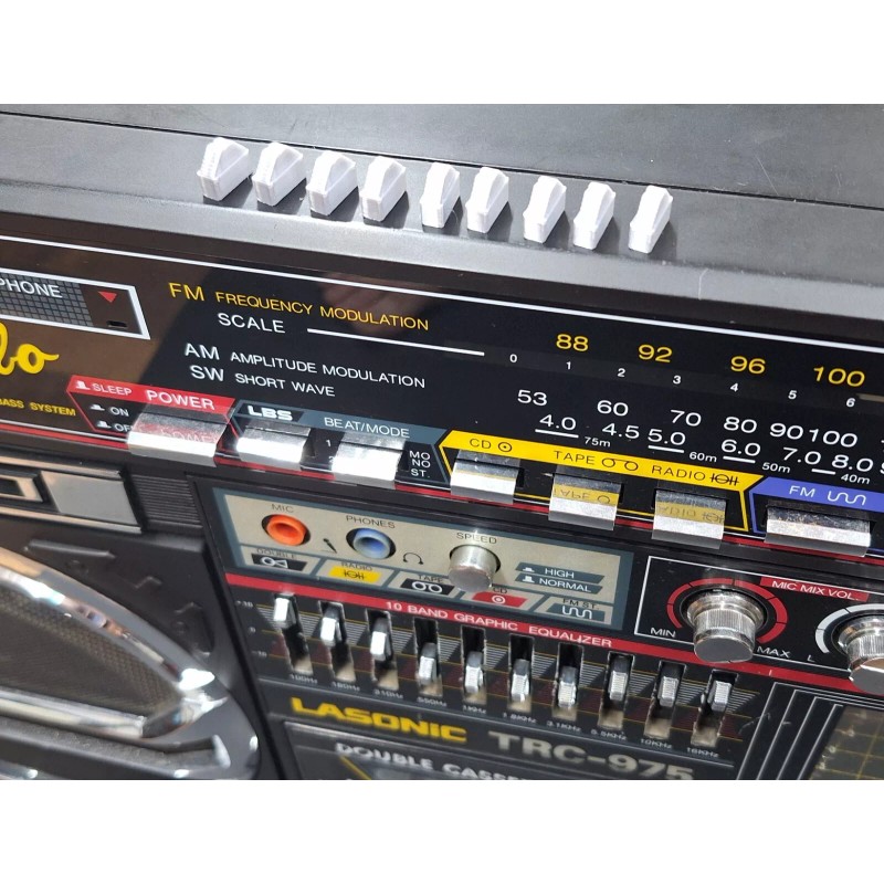 RRC 3D Printed - 10 Silver EQ Buttons for Lasonic