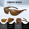 Myiaur Polarized Fit Over Glasses Sunglasses for Men Women, Trendy