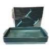 INERRA Single Brick Trays - Green Plastic Florist Tray Dish