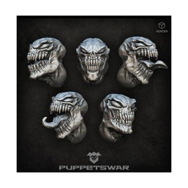 Green Stuff World for Models and Miniatures Nightmares Heads S278