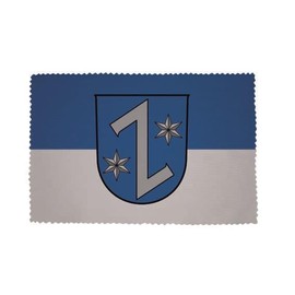 U24 Brillenputztuch Rüsselsheim Fahne Flagge Glasreinigungstuch Microfasertuch