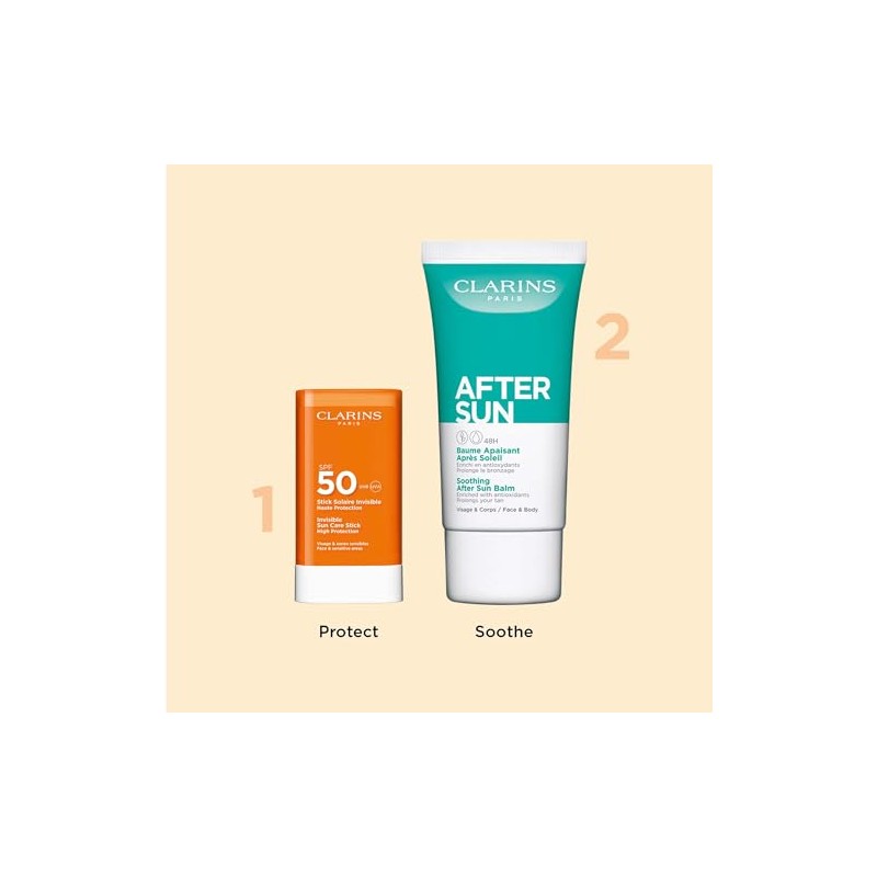 Clarins Invisible Sun Care Stick SPF50 High Protection 17g