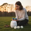 530ml Ceramic Pet Cremation Urn for Dogs, Sleeping Dog Lid