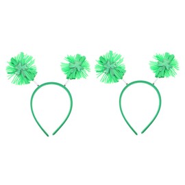 Healvian 2pcs Shamrock Headbands for Patrick's Day Celebration Fun Festival Hair Accessories Lightweight and Comfortable Party Props for Carnival and Costume Events
