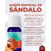 Aceite Esencial De Sandalo 30 Ml, 100% Puro Y Natural
