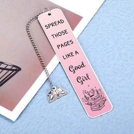 Funny Bookmarks for Women Girls Adult Spicy Metal Bookmark for Book Lovers Book Marks for Reading Women Bookish Bookworm Book Accessories Valentine's Day Birthday Christmas Gift 3