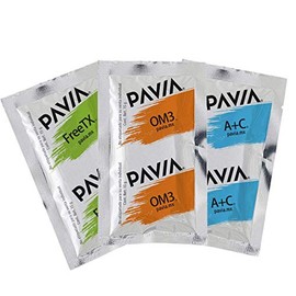 PAVIA | Combo Nutrición DG | FreeTX + Omega 3 y A+C | Probióticos vivos | Prebióticos y Antioxidantes | Caja con 30 sobres, 10 sobres por sabor.