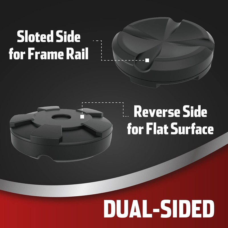 JACK BOSS Jack Pad Universal Large Floor Jack Rubber Pads