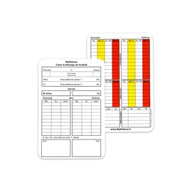 MyReferee 100 Piece Football Referee Card