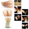 Handcrafted Golden Bamboo Matcha Whisk, 100 Prongs Traditional Japanese Chasen