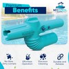 MyPoolSupply Pool Corner Cleaner Vacuum Attachment, Precision Pool Cleaning Tool