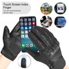 Motorcycle Gloves Men's Leather Motorcycle Gloves Men's Breathable Touch Screen