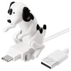 HOMSFOU 4pcs Creative Puppy Charging Cable Portable Dog Phone Watch