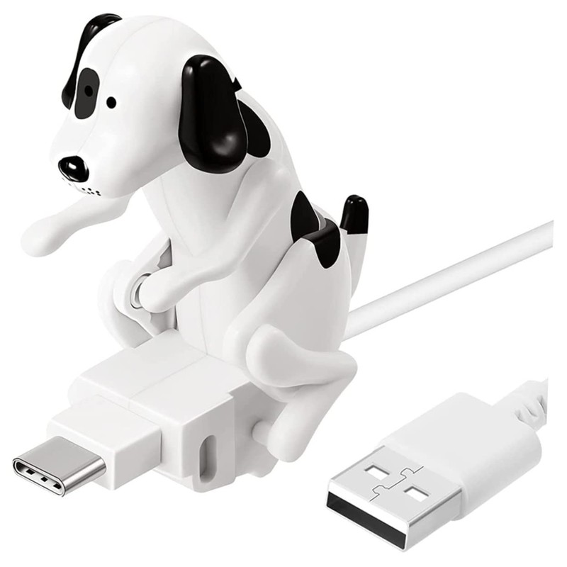 HOMSFOU 4pcs Creative Puppy Charging Cable Portable Dog Phone Watch
