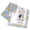 U.P renoma 001009-0001-02 Gauze Handkerchief, Apartment in Paris (Blue) Women's