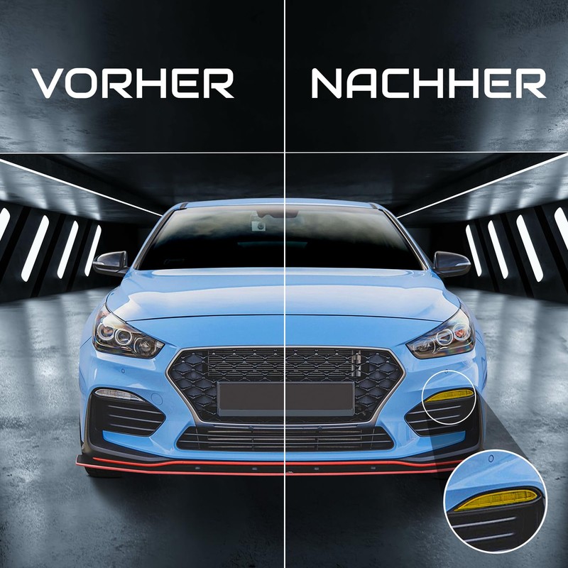 Film set, fog light daytime running lights tint film sticker,