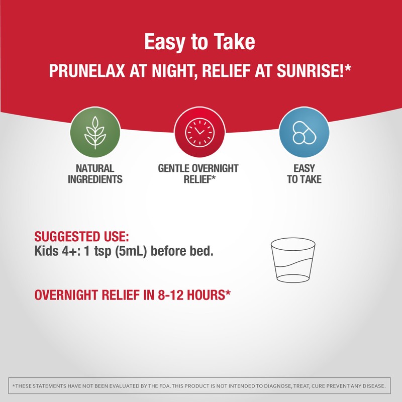 Prunelax Prunelax Ciruelax Natural Laxative Regular Liquid for Kids, 4.05