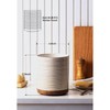 MIKIGEY Utensil Holder, 360° Large Ceramic Kitchen Utensil Holder for