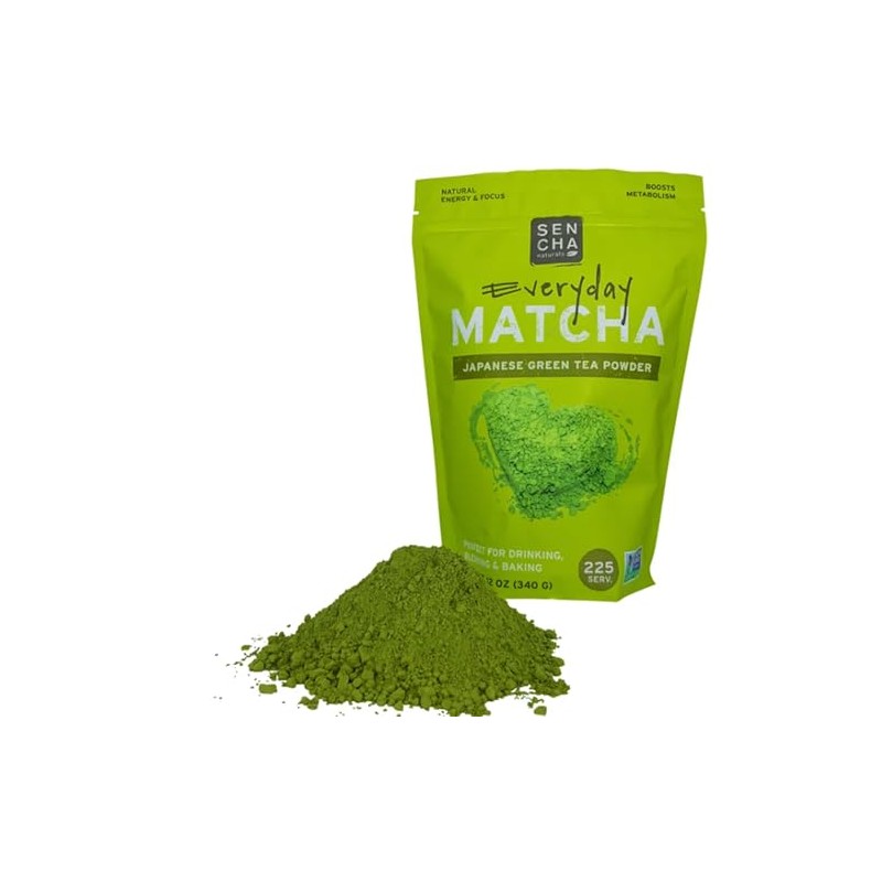 Everyday Organic Matcha Green Tea Powder - Rich Antioxidant &