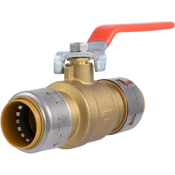 SharkBite Max 1 x 1 Inch Ball Valve, Push To