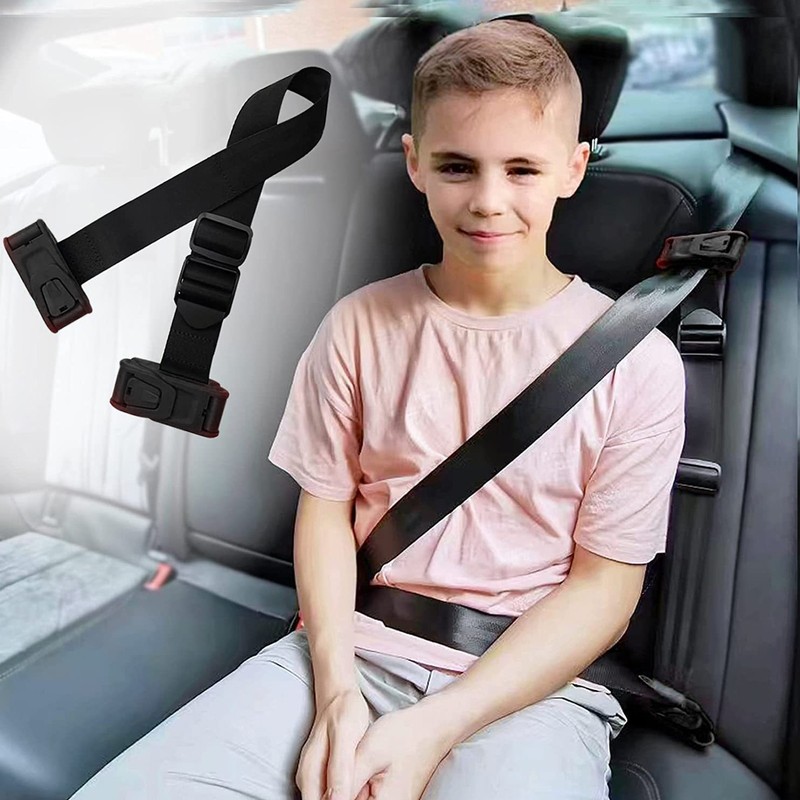 Car Seat Belt Adjuster Fixation Soft Nylon Protective Car Neck