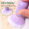4 Pieces Retractable Makeup Brushes, Creative And Cute, With Dust
