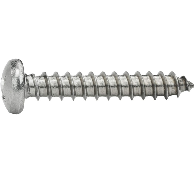 #4 x 5/16" Pan Head Sheet Metal Screws, Stainless Steel