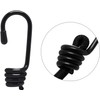 Hysagtek 10 X 8mm Plastic-Coated Bungee Shock Cord Hook Spiral