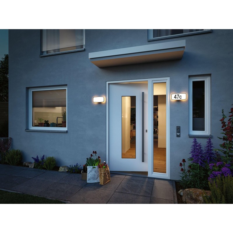 Paulmann Sheera 94506 LED Outdoor Light House Number Light Seawater
