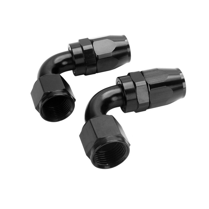LokoCar 8AN Hose End Fitting 90 Degree Swivel For CPE