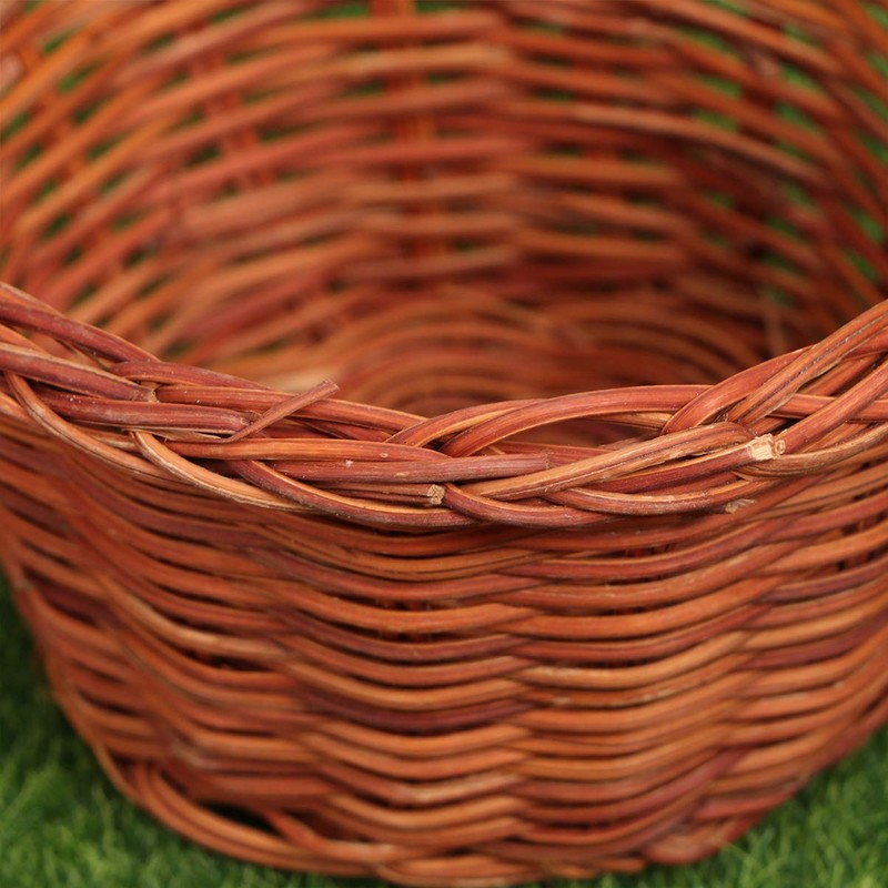 1PC rattan basket small basket with handle mini easter basket