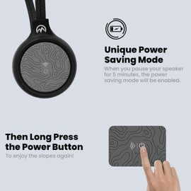 OutdoorMaster OutdoorMaster Wireless Bluetooth 5.0 Ski Helmet Drop-in Headphones HD Speaker Chip Compatible with Audio-Ready Helmet with Built-in Mic for Motorcycling Easy Control Buttons IP45 Sweat-Resistance