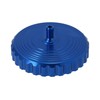 CNC Fuel Cap with Vent "Sport Look" Blue - for