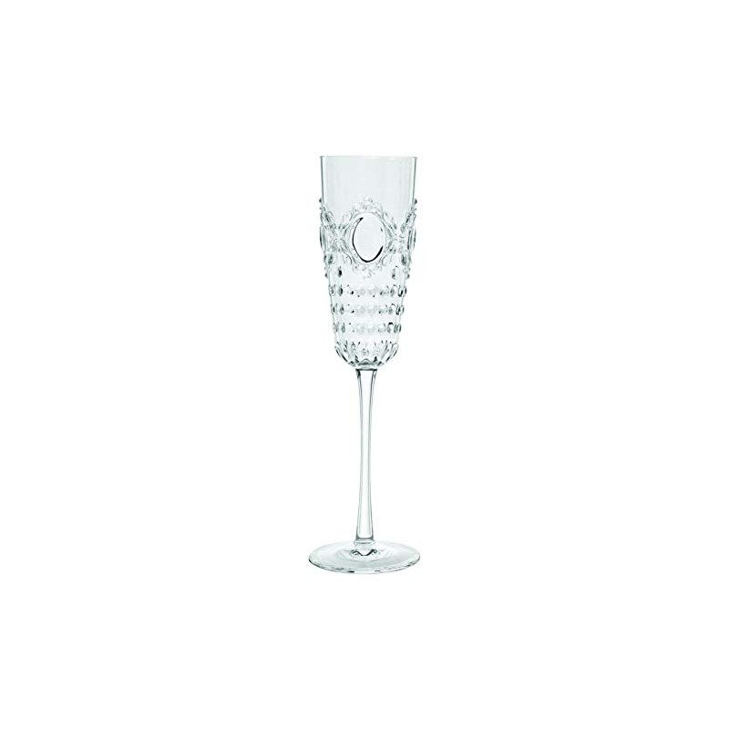 Baci Milano Flute Champagne Clear, Acrylic